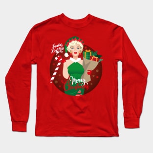 Santa's little helper Long Sleeve T-Shirt